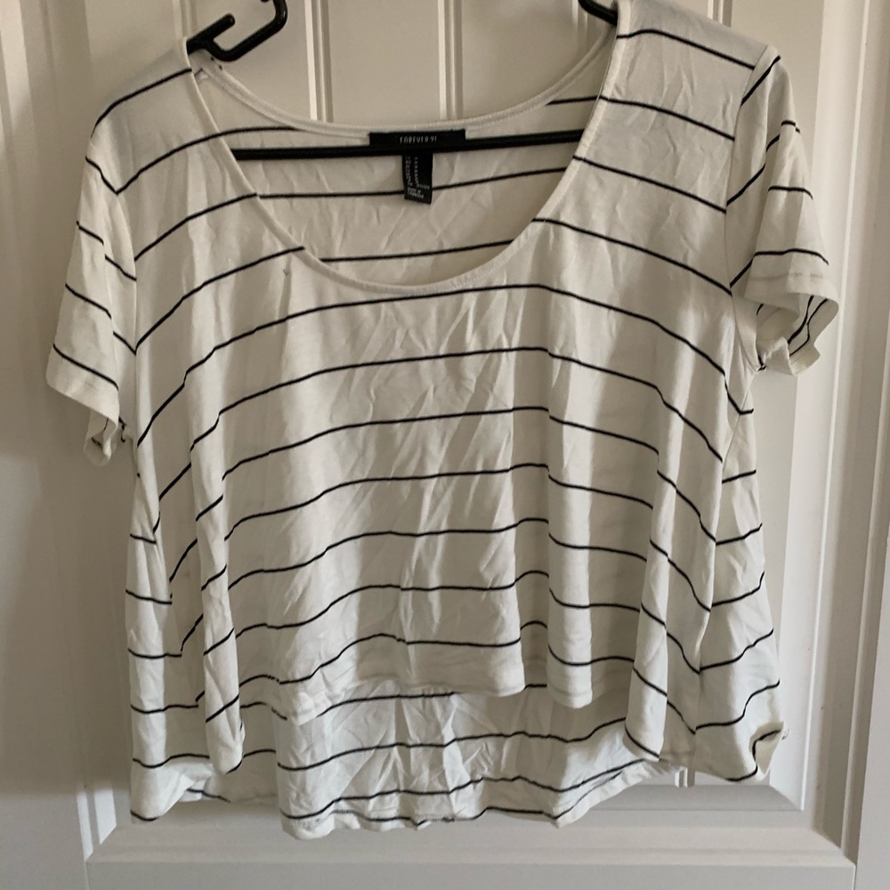 Crop boxy shirt